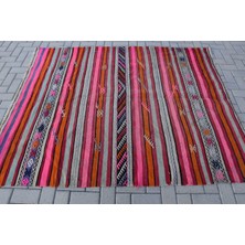 Kayra Export Eskitme Halı, Türk Halısı, Halı, 168 x 208  cm  Pempe Halı, Bohemsı Banyo Halı, Bahçe Banyo Halı,  8156