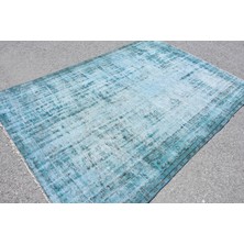 Kayra Export Türk Halısı, Eskitme Halı, Halı, 175 x 253  cm  Mavi Halı, Organik Yer Halı, Yer Halı,  9960