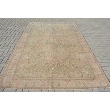 Kayra Export Türk Halısı, Eskitme Halı, Halı, 186 x 279  cm  Bej Halı, El Dokuma Yer Halı, Bohemsı Salon Halı,  10937