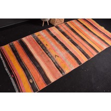 Kayra Export Eskitme Halı, Türk Halısı, Halı, 103 x 244  cm  Turuncu Halı, El Yapımı Banyo Halı,  8230