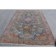 Kayra Export Eskitme Halı, Türk Halısı, Halı, 197 x 285  cm  Yeşil Halı, Dekoratif Salon Halı, Salon Halı,  10561