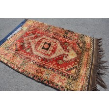 Kayra Export Eskitme Halı, Türk Halısı, Halı, 132 x 190  cm  Kırmızı Halı, Dekoratif Banyo Halı,  7613