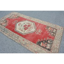 Kayra Export Eskitme Halı, Türk Halısı, Halı, 146 x 270  cm  Kırmızı Halı, Anadolusı Salon Halı,  6483