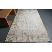 Kayra Export Türk Halısı, Eskitme Halı, Halı, 153 x 254  cm  Bej Halı, Dekoratif Yer Halı, Yün Büyük Halı,  11025