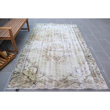 Kayra Export Eskitme Halı, Türk Halısı, Halı, 169 x 273  cm  Yeşil Halı, Yün Salon Halı, Dekoratif Büyük Halı,  4456