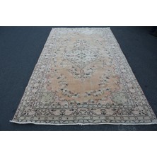 Kayra Export Eskitme Halı, Türk Halısı, Halı, 165 x 285  cm  Turuncu Halı, Bahçe Yer Halı, El Yapımı Yer Halı,  7423