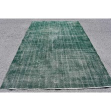 Kayra Export Türk Halısı, Eskitme Halı, Halı, 194 x 291  cm  Yeşil Halı, Anadolusı Salon Halı, El Yapımı Büyük Halı,