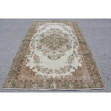 Kayra Export Türk Halısı, Eskitme Halı, Halı, 162 x 256  cm  Yeşil Halı, El Dokuma Oturma Odası Halı,  10036