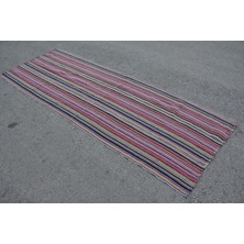 Kayra Export Türk Halısı, Eskitme Halı, Halı, 285 x 109  cm  Mor Halı, Organik Banyo Halı, Dekoratif Alan Halı,  9025