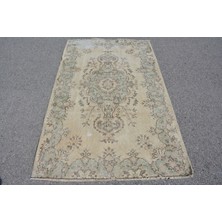 Kayra Export Türk Halısı, Eskitme Halı, Halı, 118 x 192  cm  Bej Halı, Anadolusı Banyo Halı, Bahçe Alan Halı,  9605