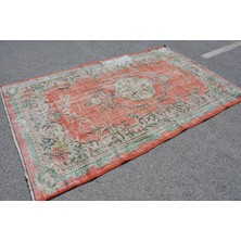 Kayra Export Türk Halısı, Eskitme Halı, Halı, 165 x 268  cm  Kırmızı Halı, Dekoratif Salon Halı,  9638