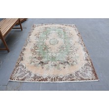 Kayra Export Türk Halısı, Eskitme Halı, Halı, 167 x 250  cm  Kahverengi Halı, Bohemsı Yer Halı, Kabilesı Salon Halı,