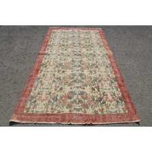Kayra Export Eskitme Halı, Türk Halısı, Halı, 158 x 273  cm  Bej Halı, Dekoratif Oturma Odası Halı,  5037