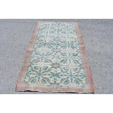 Kayra Export Türk Halısı, Eskitme Halı, Halı, 117 x 194  cm  Kırmızı Halı, Bohemsı Banyo Halı, El Yapımı Banyo Halı,