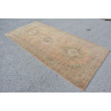 Kayra Export Eskitme Halı, Türk Halısı, Halı, 139 x 300  cm  Bej Halı, Ofice Salon Halı, Yer Halı,  8974