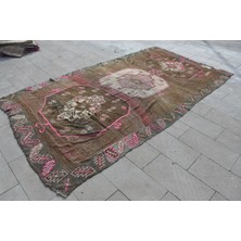 Kayra Export Eskitme Halı, Türk Halısı, Halı, 195 x 364  cm  Kahverengi Halı, Ofice Oturma Odası Halı,  1993