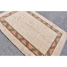 Kayra Export Türk Halısı, Eskitme Halı, Halı, 146 x 224  cm  Bej Halı, Anadolusı Banyo Halı, Bahçe Alan Halı,  7054