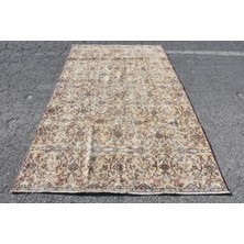 Kayra Export Eskitme Halı, Türk Halısı, Halı, 158 x 267  cm  Bej Halı, El Yapımı Oturma Odası Halı,  9975