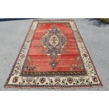 Kayra Export Eskitme Halı, Türk Halısı, Halı, 162 x 262  cm  Kırmızı Halı, Anadolusı Oturma Odası Halı,  4214