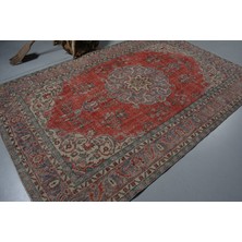 Kayra Export Eskitme Halı, Türk Halısı, Halı, 188 x 289  cm  Kırmızı Halı, Yün Yer Halı,  Salon Halı,  11656