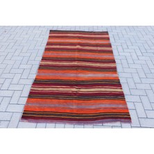 Kayra Export Türk Halısı, Eskitme Halı, Halı, 120 x 202  cm  Kırmızı Halı, Yün Alan Halı, El Yapımı Alan Halı,  8356