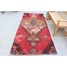 Kayra Export Türk Halısı, Eskitme Halı, Halı, 127 x 290  cm  Kırmızı Halı, Kabilesı Banyo Halı, Anadolusı Banyo Halı,