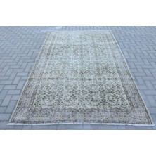 Kayra Export Eskitme Halı, Türk Halısı, Halı, 175 x 269  cm  Bej Halı, Bahçe Oturma Odası Halı, El Dokuma Büyük Halı,