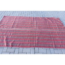 Kayra Export Eskitme Halı, Türk Halısı, Halı, 143 x 243  cm  Kırmızı Halı, Organik Alan Halı, Bohemsı Alan Halı,  833