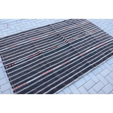 Kayra Export Eskitme Halı, Türk Halısı, Halı, 154 x 334  cm  Siyah Halı, Anadolusı Oturma Odası Halı,  8339