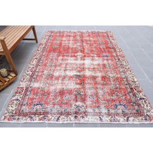 Kayra Export Türk Halısı, Eskitme Halı, Halı, 186 x 281  cm  Kırmızı Halı, Bahçe Yer Halı, Salon Halı,  5724