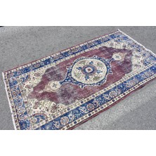 Kayra Export Eskitme Halı, Türk Halısı, Halı, 114 x 211  cm  Kırmızı Halı,  Banyo Halı, Anadolusı Alan Halı,  5255