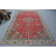 Kayra Export Türk Halısı, Eskitme Halı, Halı, 181 x 301  cm  Kırmızı Halı, Anadolusı Yer Halı, Kabilesı Büyük Halı,