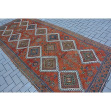 Kayra Export Türk Halısı, Eskitme Halı, Halı, 150 x 340  cm  Kırmızı Halı, El Dokuma Büyük Halı,  10225