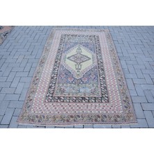 Kayra Export Türk Halısı, Eskitme Halı, Halı, 131 x 214  cm  Pempe Halı, Dekoratif Banyo Halı, Yün Alan Halı,  10223