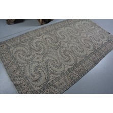 Kayra Export Türk Halısı, Eskitme Halı, Halı, 134 x 247  cm  Bej Halı, Dekoratif Alan Halı, El Yapımı Alan Halı,  115