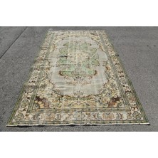 Kayra Export Türk Halısı, Eskitme Halı, Halı, 176 x 282  cm  Yeşil Halı, Kabilesı Yer Halı, Yün Oturma Odası Halı,  5