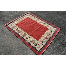 Kayra Export Eskitme Halı, Türk Halısı, Halı, 145 x 194  cm  Kırmızı Halı, Organik Alan Halı, Bohemsı Alan Halı,  338