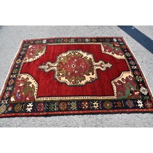 Kayra Export Eskitme Halı, Türk Halısı, Halı, 152 x 200  cm  Kırmızı Halı, El Yapımı Banyo Halı,  4201
