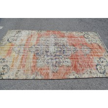 Kayra Export Eskitme Halı, Türk Halısı, Halı, 138 x 261  cm  Kırmızı Halı, El Dokuma Alan Halı, Organik Alan Halı,  5