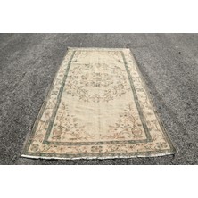 Kayra Export Eskitme Halı, Türk Halısı, Halı, 151 x 265  cm  Bej Halı, El Yapımı Oturma Odası Halı,  3253