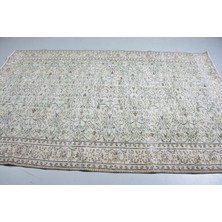 Kayra Export Eskitme Halı, Türk Halısı, Halı, 173 x 277  cm  Bej Halı, Organik Salon Halı, El Yapımı Büyük Halı,  114