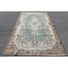 Kayra Export Eskitme Halı, Türk Halısı, Halı, 182 x 290  cm  Yeşil Halı, Anadolusı Salon Halı, Yün Salon Halı,  5655