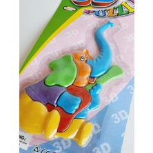 Hasyılmaz 3D Eğitici Magnet Puzzle 23CM (Fil)