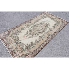 Kayra Export Eskitme Halı, Türk Halısı, Halı, 111 x 217  cm  Kahverengi Halı, Ofice Alan Halı, Bohemsı Alan Halı,  67