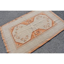 Kayra Export Eskitme Halı, Türk Halısı, Halı, 126 x 191  cm  Turuncu Halı,  Banyo Halı, Ofice Alan Halı,  7048