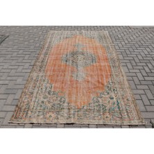 Kayra Export Eskitme Halı, Türk Halısı, Halı, 174 x 283  cm  Turuncu Halı, El Dokuma Oturma Odası Halı,  6816