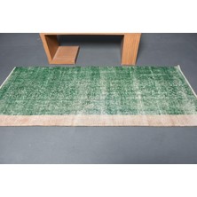 Kayra Export Eskitme Halı, Türk Halısı, Halı, 104 x 240  cm  Yeşil Halı, Yün Alan Halı, Anadolusı Alan Halı,  11044