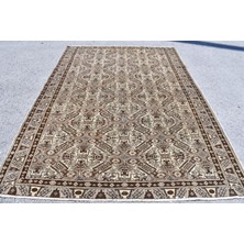 Kayra Export Türk Halısı, Eskitme Halı, Halı, 196 x 264  cm  Kahverengi Halı,  Salon Halı, Kabilesı Yer Halı,  10291