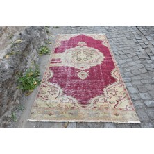 Kayra Export Eskitme Halı, Türk Halısı, Halı, 127 x 246  cm  Kırmızı Halı, Bohemsı Alan Halı, Ofice Alan Halı,  500