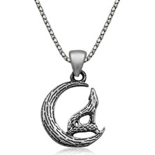 KENPAZAR NVZ ​925 Ayar Gümüş Bozkurt Gümüş Kolye